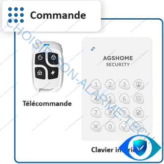 Télécommande et clavier chez AGS Home