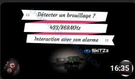 brouillage détection alarme 433 et 868 MHz