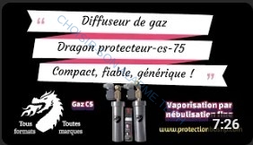 dragon lacrymogene alarme