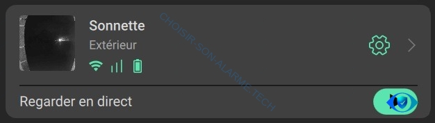 application ajax doorbell 