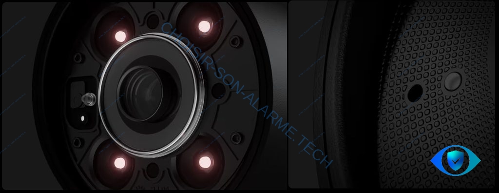 led infrarouge + microphone caméra ajax baseline